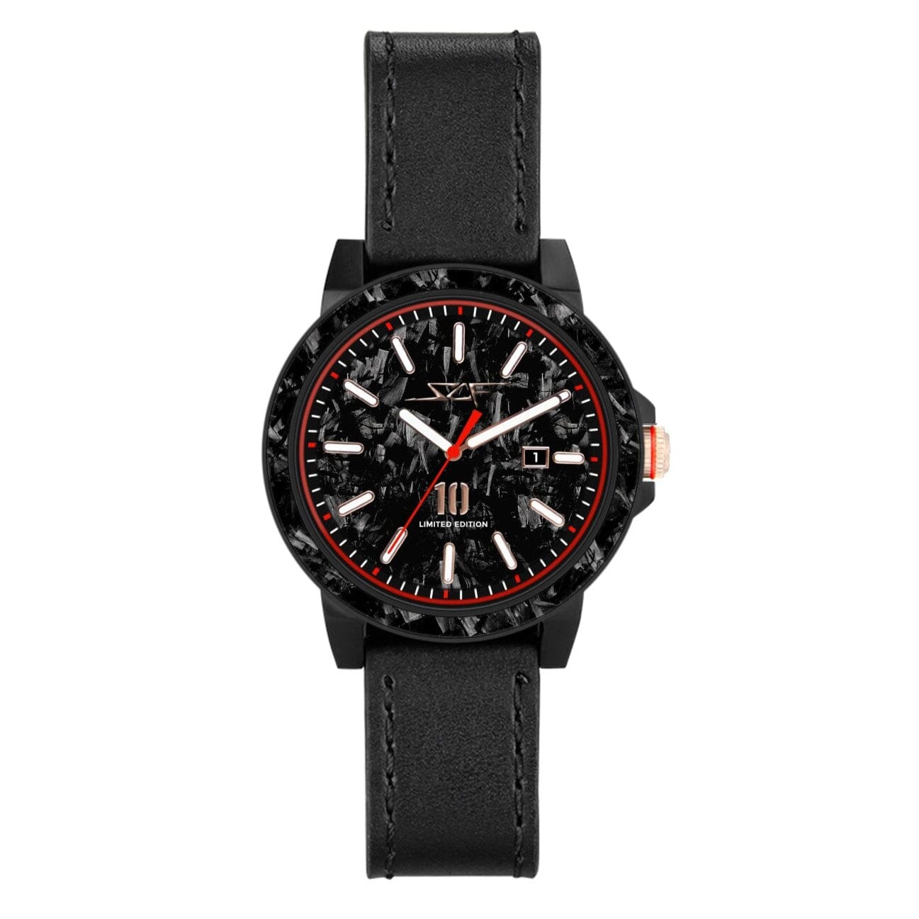 10Th Anniversary Apollo Series Forged Carbon Fiber Watch product photo from Simply Carbon Fiber