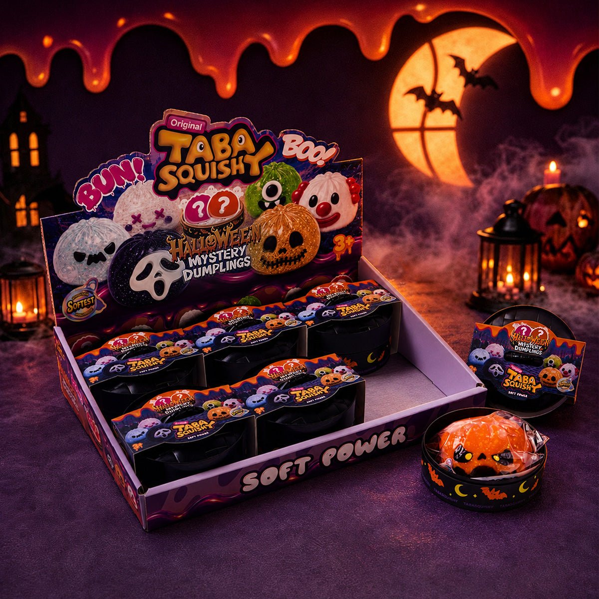 Halloween Dumpling Blind Box Full Case 2 Secret Designs To Discover product photo from Tabasquishy