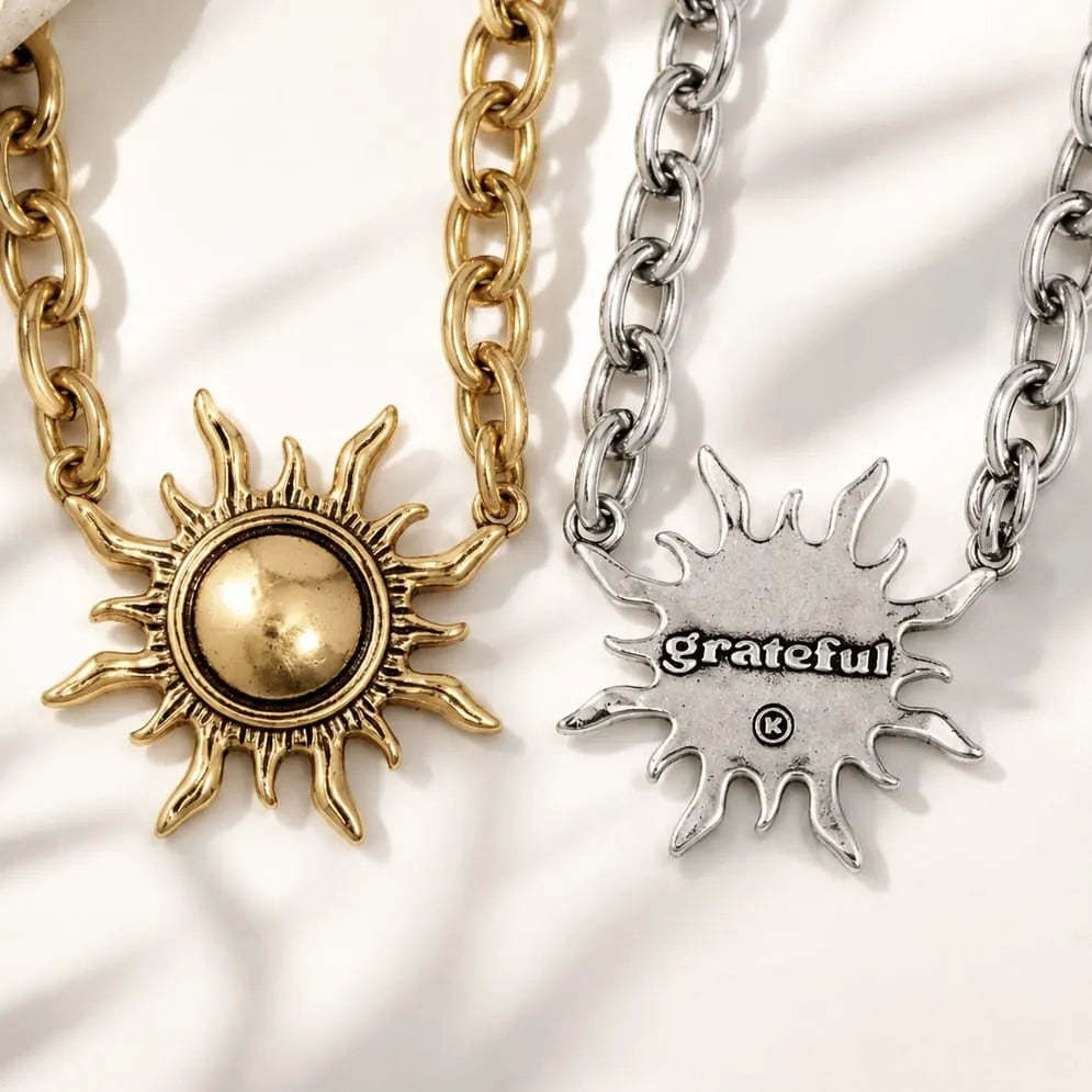 Grateful Sun Choker Necklace product photo from Katiadesigns