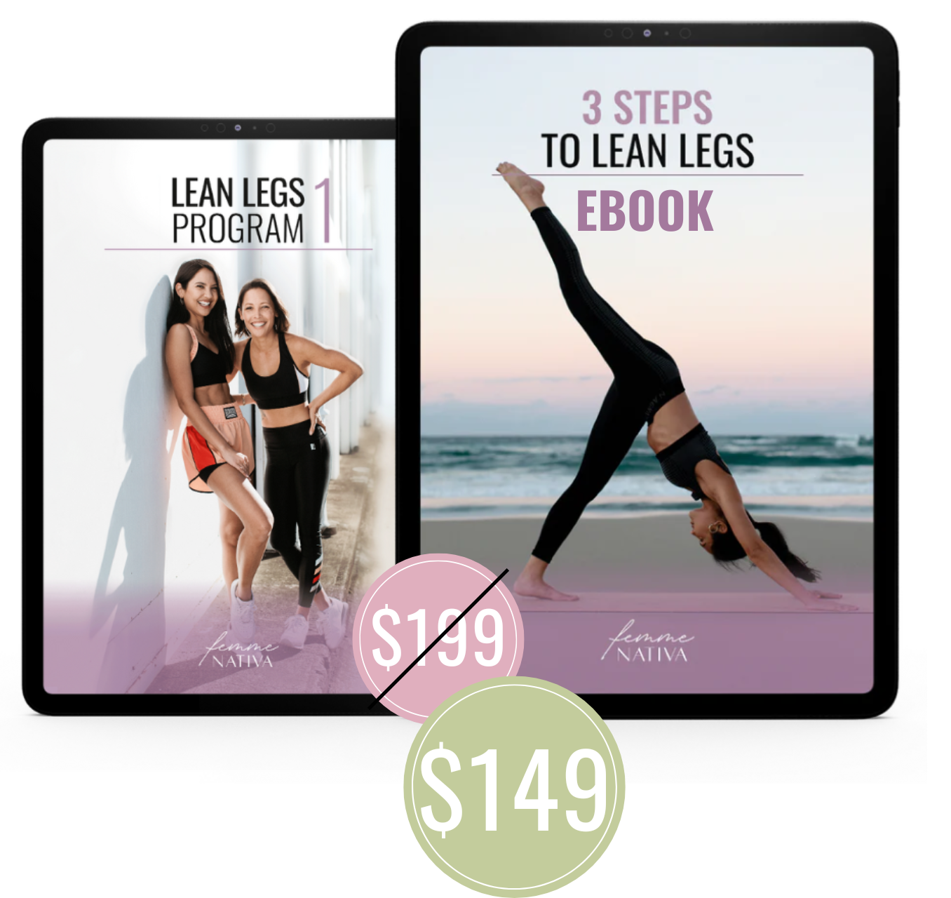 3 Steps To Lean Legs Ebook + Lean Legs Program 1 Bundle product photo from Rachael Attard