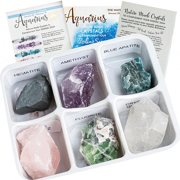 Zodiac Crystal Set - Box of 6 Gemstones$29.95 product photo from Rock Paradise
