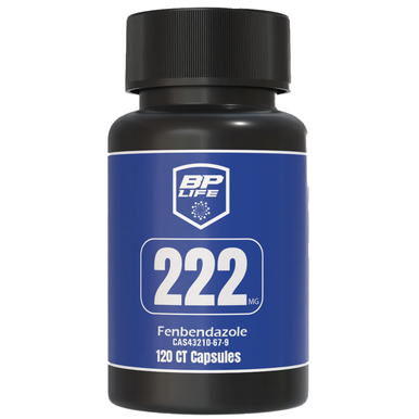 Fenbendazole Powder in 222mg Capsules Front Side product photo from Shopbplife