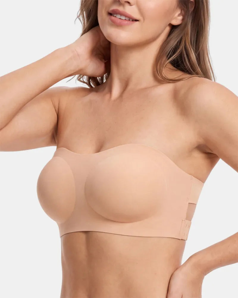 Anti Slip Crossover Seamless Strapless Bandeau Bra product photo from Soft Intention