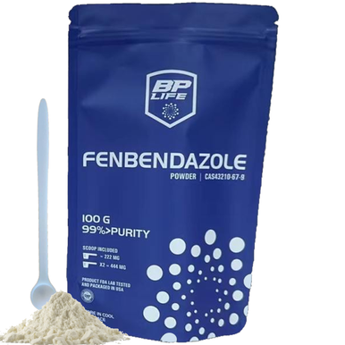 Fenbendazole Powder 100 gram Front Side product photo from Shopbplife